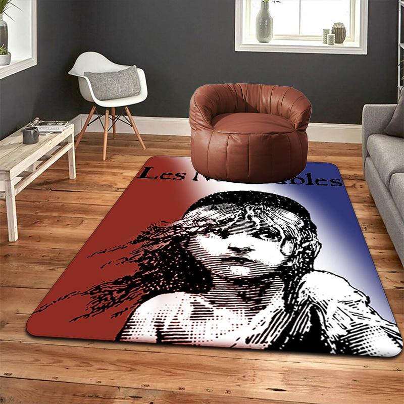 Les Miserables Rug Floor Mat for Living Room or Bedroom Soft and Comfortable Carpet a Gift for Birthday and Holiday.NFF0928204