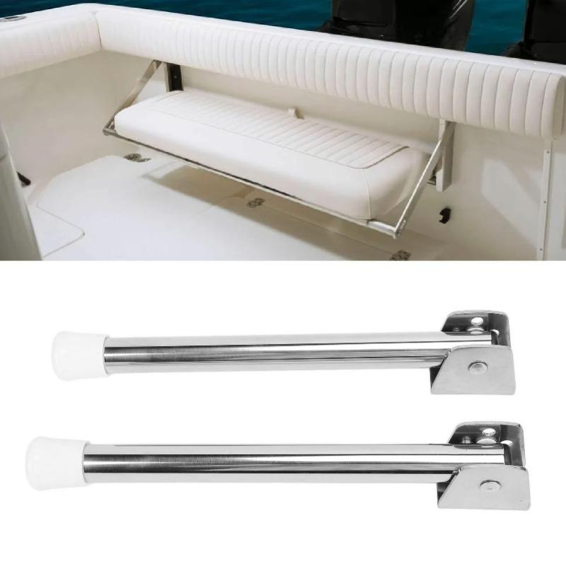 1 Pair Seat Support Swing Leg for Foldable Boat Bench Stainless Steel Enhanced Stability Boat Seat Support Bracket Leg
