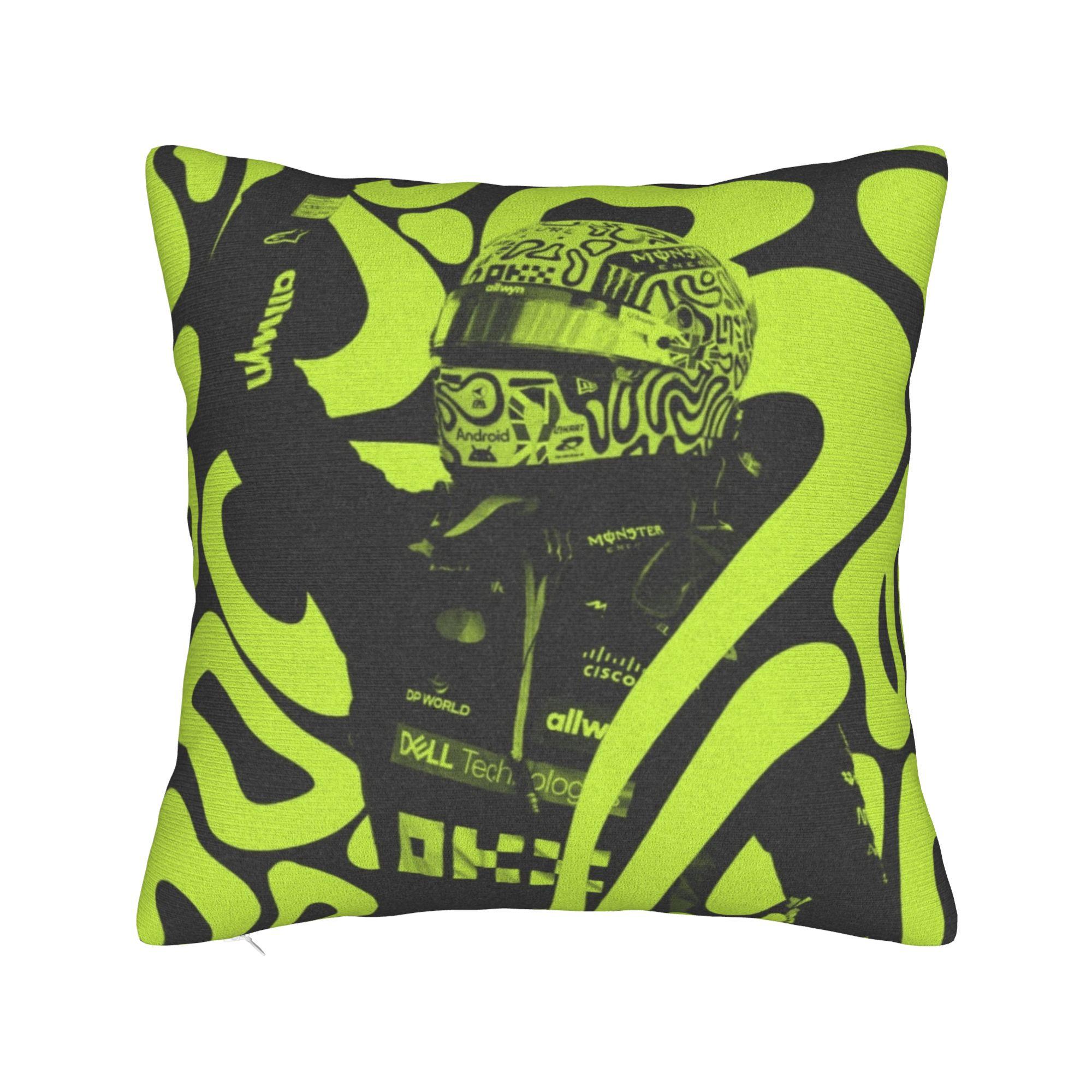 

Landos Norris racing racers Pillowcase Product Printing Cushion Cover Pillow Covers Chair Decoration Square Multiple Sizes 12x12in 30X30cm