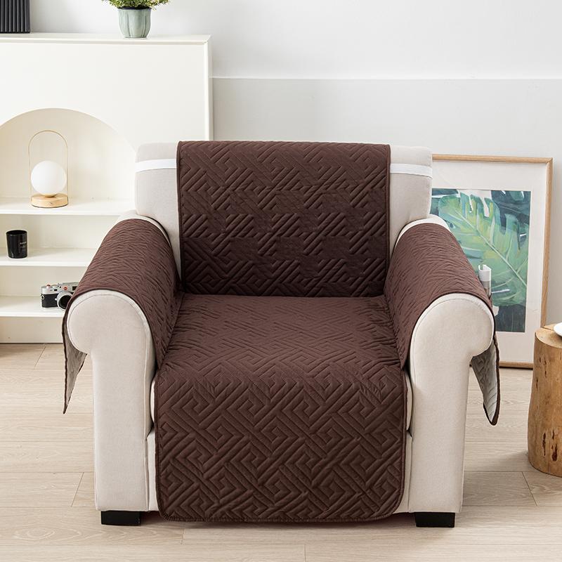 1pc Solid Color Sofa Cover Four Seasons Universal Pet Friendly Quilting Sofa Cover Sofa Cushion for Living Room Sofa Towel Cover