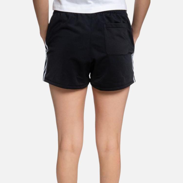 Adidas Originals Hot Girl Series 3 Stripes Shorts Small Logo Women Shorts Black FM2610