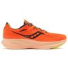 Saucony Ride 15 Fabric Cushioning Slip Resistant Abrasion Resistant Lightweight Low top Running Shoes Men's Orange Red S20729-45