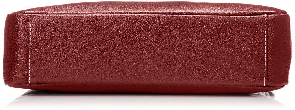 Lily Echte Leder Schultertasche, Hergestellt in Japan, Yarno Leder Schultertasche, Rot