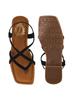 Shoetopia Vibrant Strappy Square-Toe Thong Sandals For Women & Girls