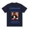 Unisex New Casual Cotton Hip Hop Short Sleeve T-Shirt With Drake Vintage & For All The Dogs Letter Print T-shirt