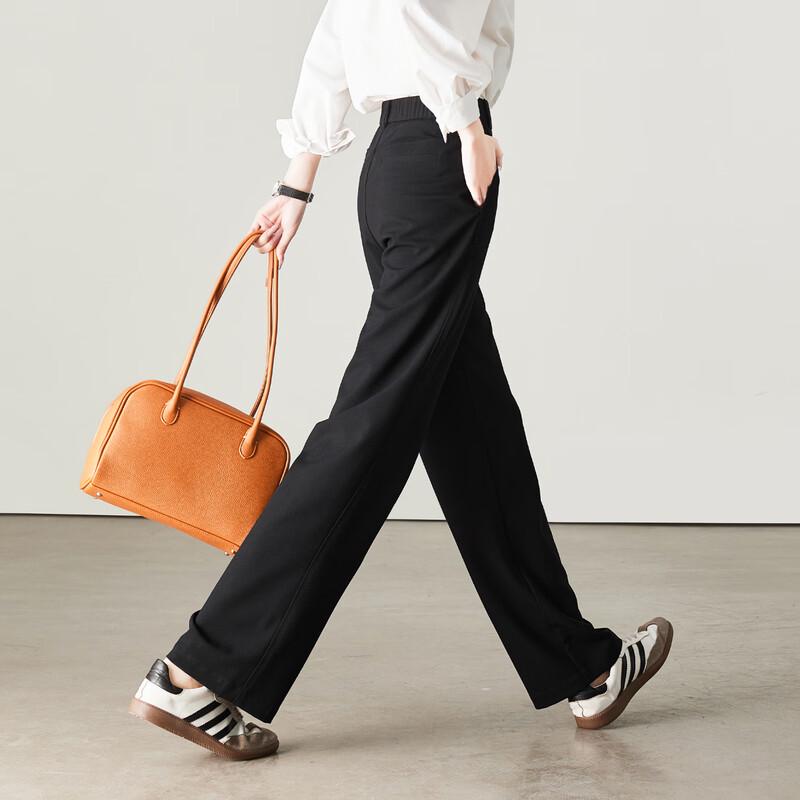 SOFSIL Women s High-Waisted Wide-Leg Straight Trousers 28