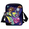 Kids Cartoon Crossbody Bag School Durable Oxford Fabric Shoulder With Fun Print Ages 6-12