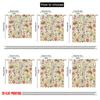 2pcs,2D Plane Printing Minimalist Curtains Farmyard Fun Polyester Fabric (without Rod) Decorations For Home Use for Bedroom &