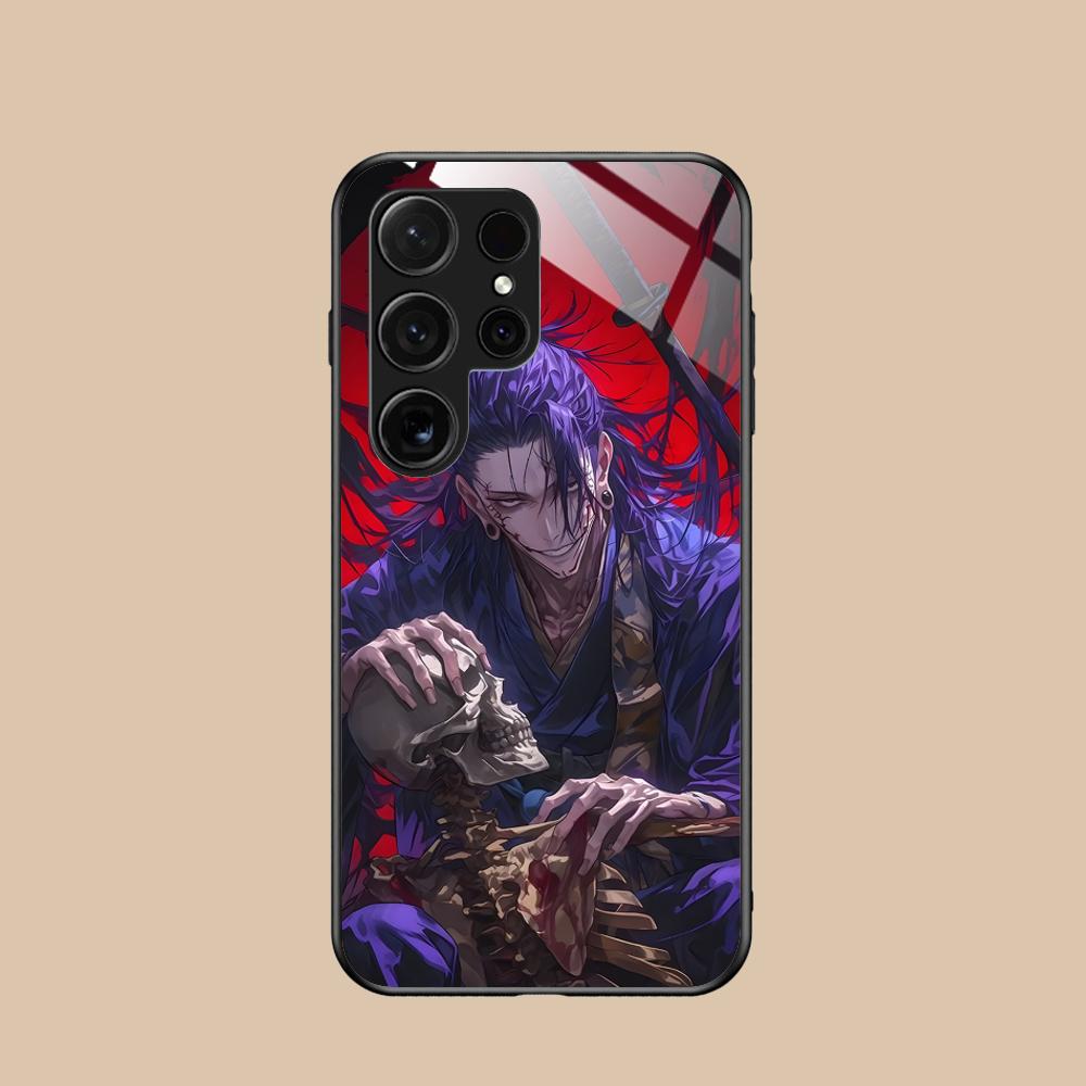 Jujutsu Kaisen Geto Suguru Phone Case for Samsung Galaxy A56 55 54 53 52 51 36 35 34 23 16 15 5G Glass Colorful Cover Luxury