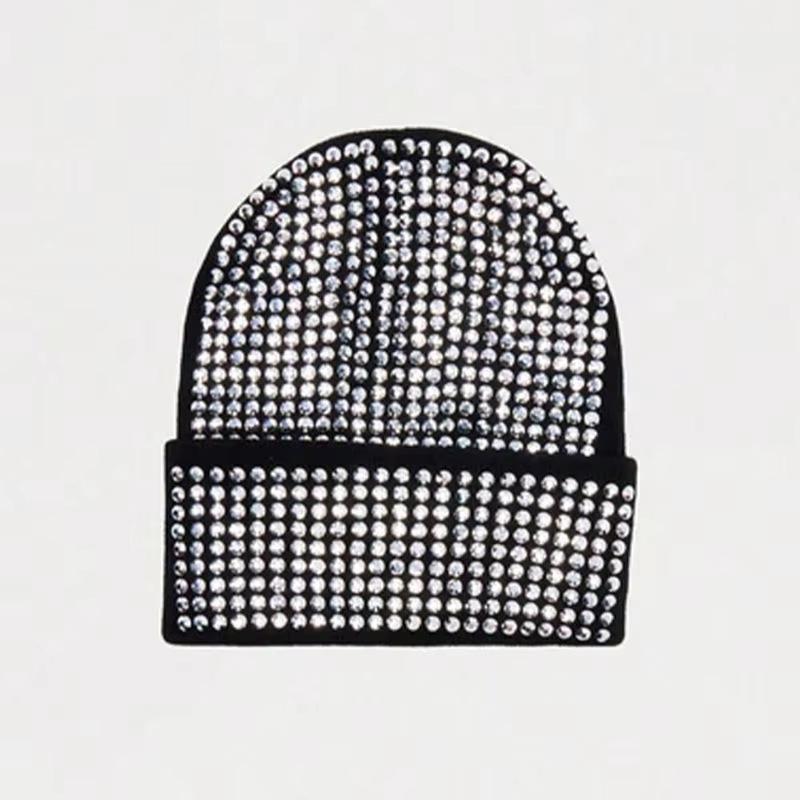 Вязаные шапки для мужчин и женщин, теплые чёрный