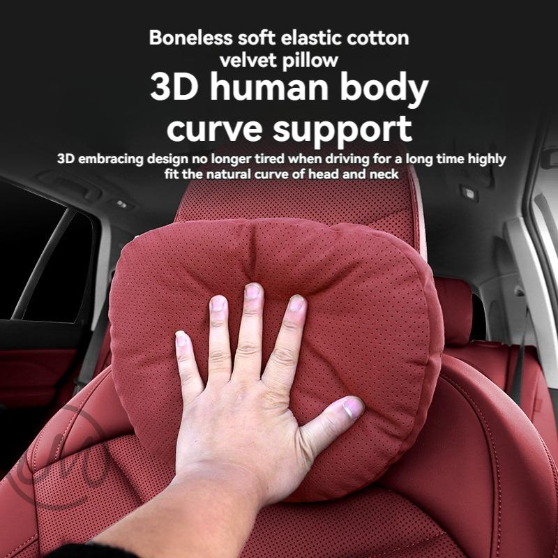 For Tesla Model 3 Y S Model X Car Headrest Neck Support Seat Soft Neck Pillow Automobile Tesla Car Pillow Neck Rest Cushion
