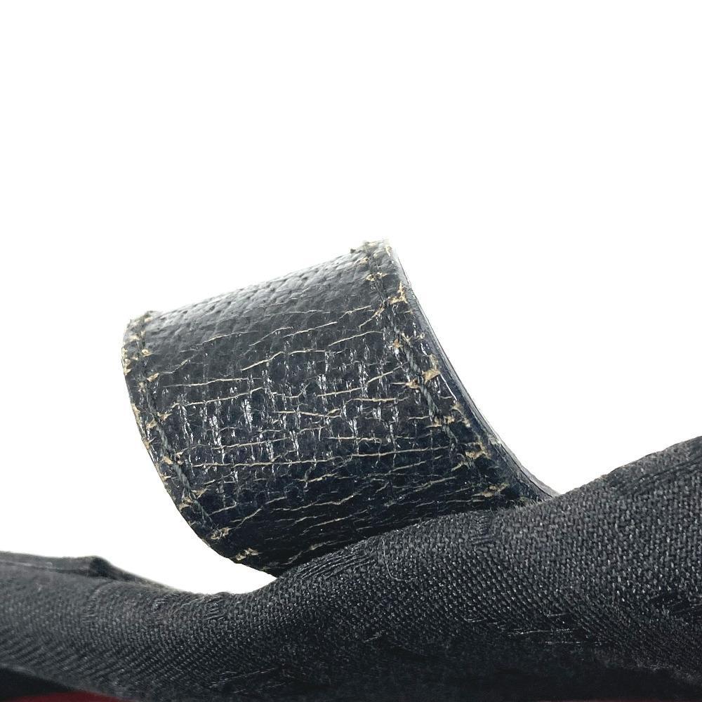 BVLGARI Logo mania Bag Tote Bag Shoulder Bag Leather/Canvas Black