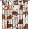 Leopard Print Curtains Rustic Safari Theme 3D wild Animal Fur Skin Brown Farm Window Treatments for Kids Living Room Bedroom