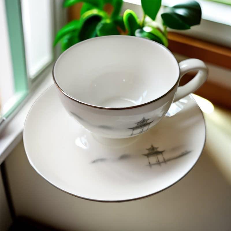 Luxury Lightweight Bone China Tableware Set - Thin, Durable Ceramic Plates, Bowls & Dishes for Hotels and Homes