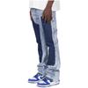 DRIPX Jeans Lavati Uomo Vintage Caviglia Pantaloni Vita Media Tasche Bottone Zip Chiusura Denims Usurati Streetwear Pantaloni Dritti