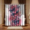 1pc Bathroom Shower Curtain, Butterfly Garden Visit Experience, Anniversary Shower Curtain, with 12 Hooks, 180*180Cm Bathroom