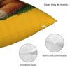 Pillow Case Baby Monkey Punch Cute Monkey Punch Comfy Pillow Cover For Office Car Home Decor Retro Trendy Pillowcases