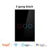 EU/US Smart Switch Alexa RF433 No Neutral Tuya Control Works With Google 1/2/3 Gang Smart Life Home Light WiFi Touch Switches