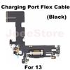 Ladeanschluss Flexkabel für iPhone 11 12 13 14 Pro Max Mini X XS XR USB-Ladegerät Dock-Anschluss Mit Mikrofonband Reparatur