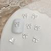 20pcs Bowknot 3D Metal Nail Charms for Nail Art Women Nail Decorations Accessories DIY Nail Supply