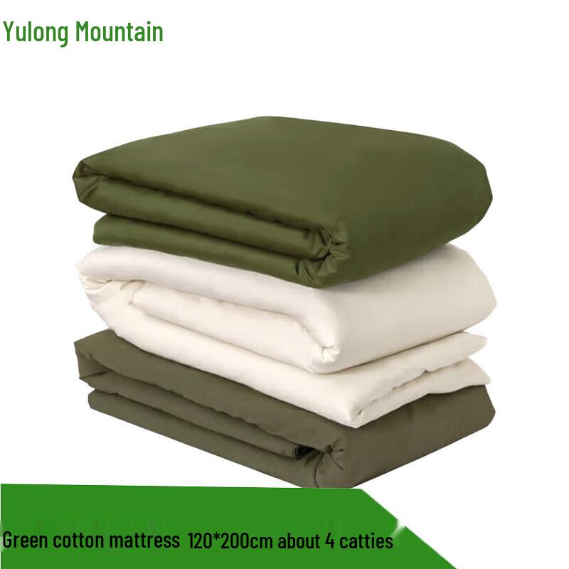 Thickened Green Cotton Dormitory Mattress