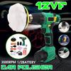 800W 3500RPM Electric Car Polisher Machine Kit 4Inches Buffer Sander Wax Sponge Polishing Pad W/ 1/2pcs Battery