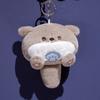 Panda Toy Plush Backpack Keychain Pendant Cartoon Animals Fill Doll Souvenir