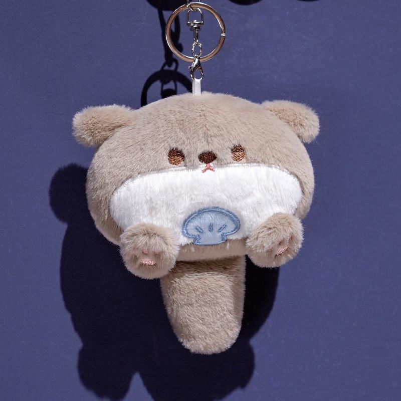 Panda Toy Plush Backpack Keychain Pendant Cartoon Animals Fill Doll Souvenir