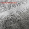 1pc Ultra-Soft Fluffy Shaggy Rug Plush Fuzzy Texture for Bedroom & Living Room Non-Slip Bottom Trendy Light Grey Ideal Indoor Accent Rug