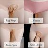 Men Sexy Lingerie Large Size High Waisted Belly Brief Separation Pouch Sissy Panties Slim Body Shaper Underpants Comfortable Soft Breathable Male
