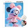 Minnie Mouse Pearl Painting Handmade Pearl Kit Home Decoration Painting Winter Style DIY Wall Art Crafts 105 Characters
