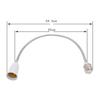 Flexible E27 To E27 Led Screw Lamp Base Bulb Socket Extender Extension Light Holder Lamp Base Light Socket Adapter Converter
