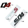 Auto 3D ABS Q4 SQ4 GTS Buchstaben Logo Stamm Abzeichen Emblem Aufkleber Aufkleber Für Maserati Ghibli Quattroporte Levante Gransport