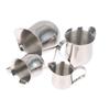 Edelstahl Kaffeemilch Aufschäumkrug Milchkännchen Taillenform Aufschäumer Tasse