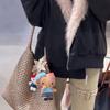 1 Stuk Champagne Super Vuur Geweven Tote Tas Dames Grote Capaciteit Grote Tas High-End Gevoel Draagbare Schouder Emmer Tas