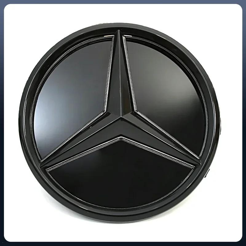 AABGY1 Fit For Mercedes Benz Chrome Silver Front Grille Mirror Star LED White Illuminated Emblems X253 W167 X167 W447 2020-2023