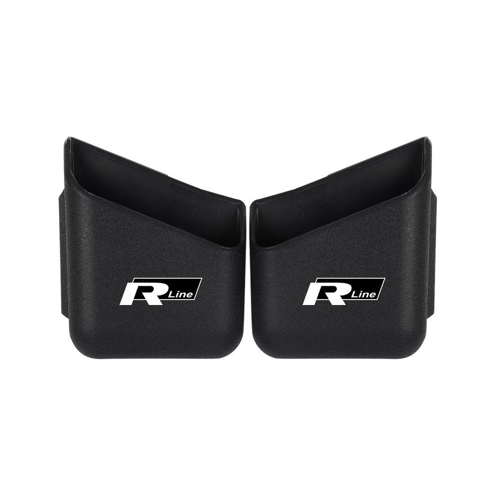 T301/2pcs Plastic Car Organizer Auto Truck Pillar Storage Box Valve Cap for Volkswagen Rline Jetta Golf 6 7 Beetle GTD R32 MK4 Bora