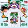 Dragon Ball Joint Animation Short-sleeved T-shirt Men's 2026 Summer New Pure Cotton Loose Student Short-sleeved Trendy Clothing