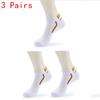 3 Pairs Mens Mesh Breathable Sports Socks Shallow Mouth Spring and Summer Short Tube Socks White Simple Classic Sock