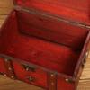 European Retro Lockable Wooden Trunk: Home Storage and Escape Room Decoration