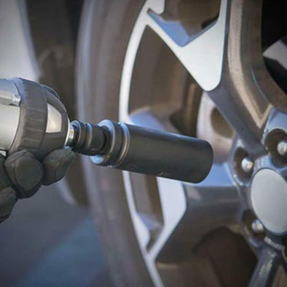 Impact Wrench Wheel Nut Socket Nut Extractor Socket Nut Broken Bolt Nut Stripped Bolt Extractor Motorcycle Car Drive 3-Piece Set, Set, Twister,