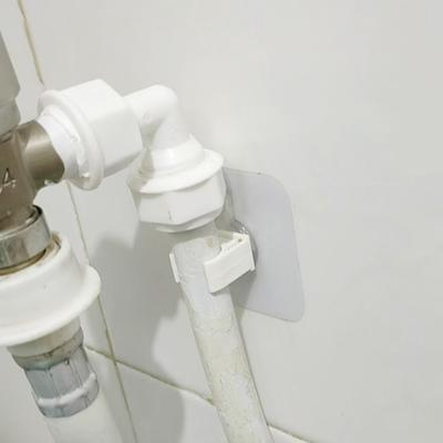1/5 Stück lochfreie selbstklebende Rohrschelle Gartenbewässerung Bewässerungsadapter Wasserrohrhalter 16/20/25/32/40/50mm