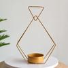 Golden Iron Metal Vase Hydroponic Container Flowers Pot Stand Vase Flower Arrangement Wedding Living Room Home Decoration
