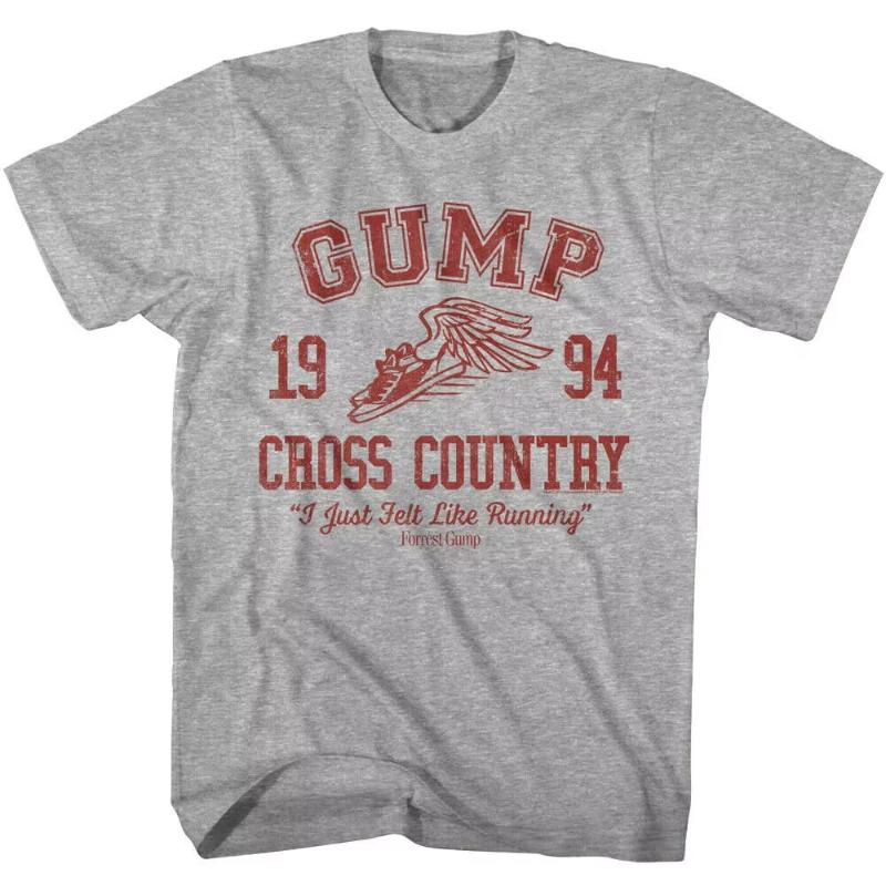 

I just feel like a running movie quote,a runner comedy movie T-shirt Forrest Gump Unisex s T-shirt, retro off-road distress T-shirt S