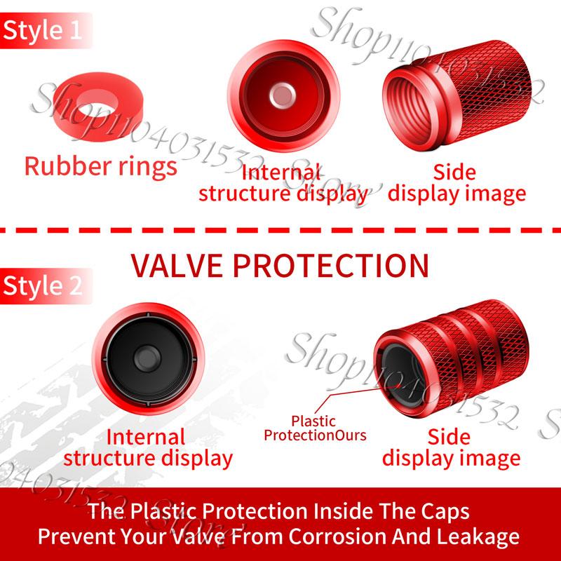 4pcs Car Metal John Cooper Works Logo Wheel Tire Valve Stem Cap Dust Rim Covers For Mini Cooper S R50 R56 F55 F56 F60 Countryman ASZ40