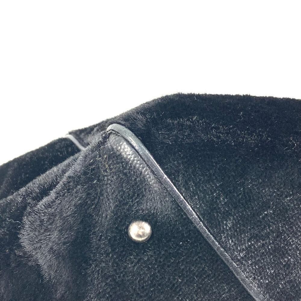 CHANEL CC CC Mark logo Tote Bag Chain Bag Shoulder Bag Pony-Hair Black