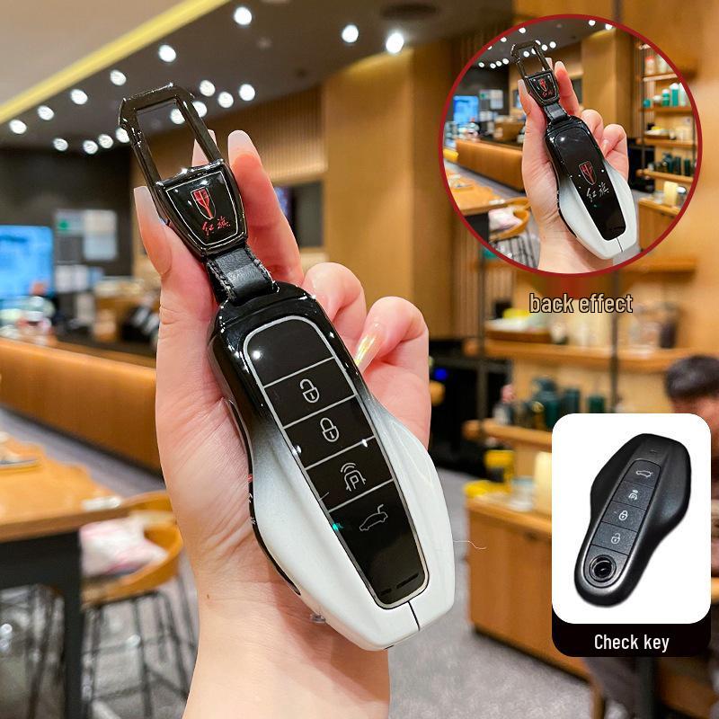 FAW Hongqi HS6 PHEV Key Cover (2026 Model): Smart Hybrid Version with Metal Buckle
