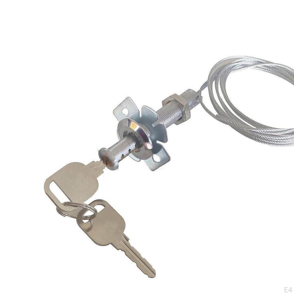 Serrure d'urgence pour porte de garage remplace les pièces de réparation en alliage de zinc professionnel premium installation facile