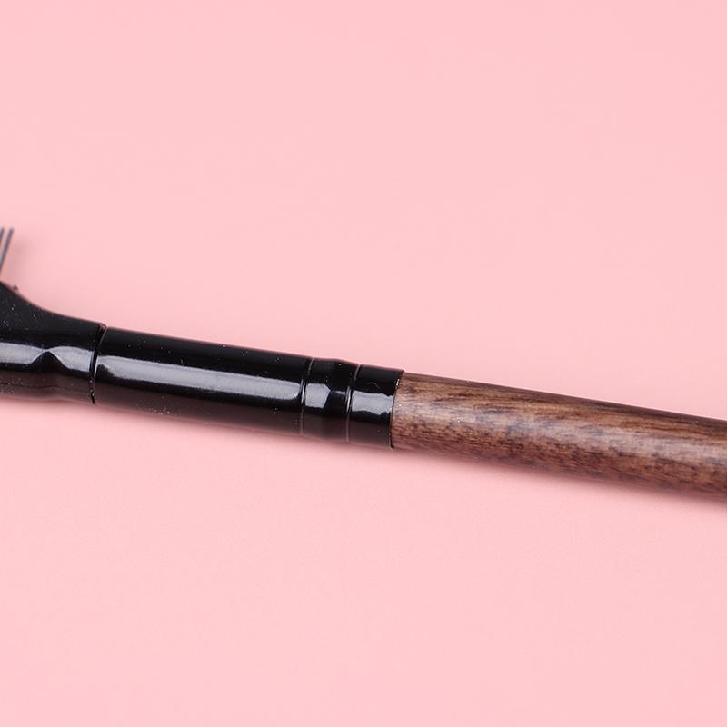 1 szt. Metalowa szczotka grzebieniowa do rzęs, brwi, makijaż, narzędzie do przedłużania rzęs