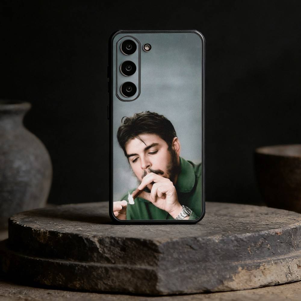 

Che Guevara Cigarett Phone Case For Samsung Galaxy A13,21s,22,31,32,52,53,71,72,73,Soft Black Cover Samsung a21s